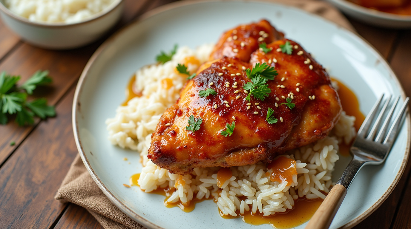 honey garlic chicken
