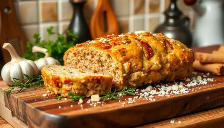 garlic parmesan chicken meatloaf
