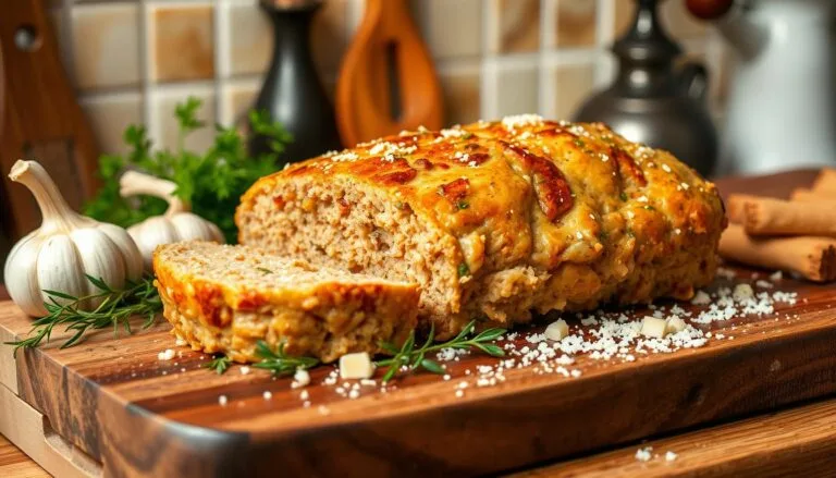 garlic parmesan chicken meatloaf