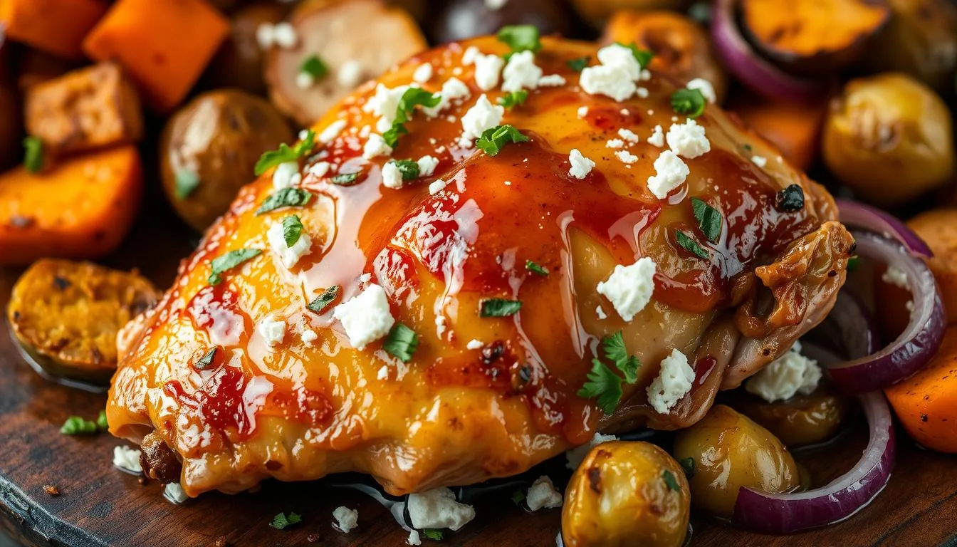 hot honey feta chicken